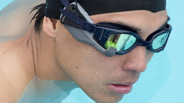 Instabeat brings heart rate monitoring to your swimming goggles