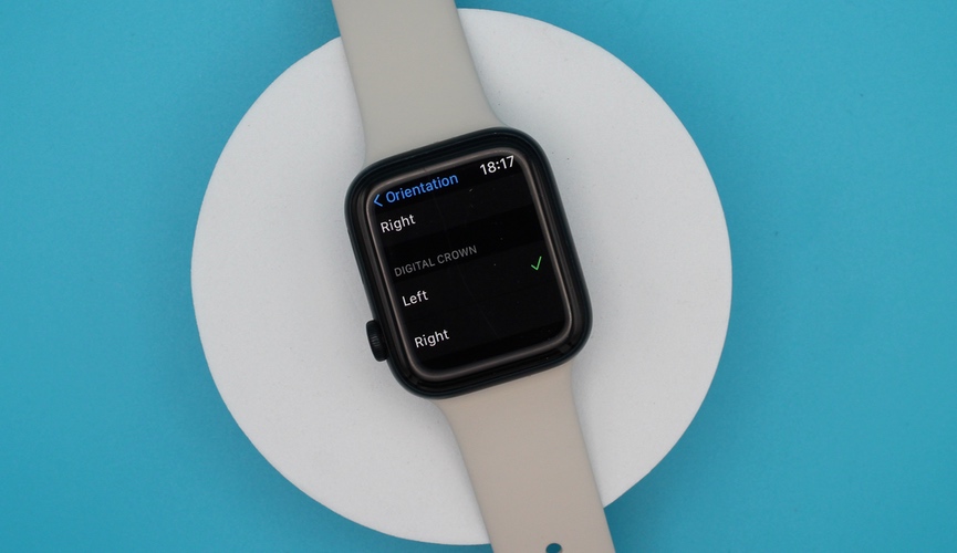 apple watch left handers