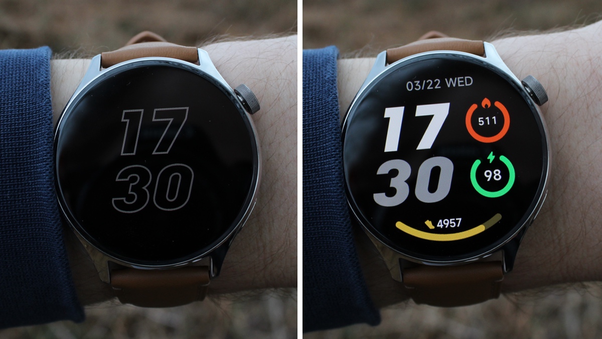 Xiaomi Watch S1 Pro always on comparison