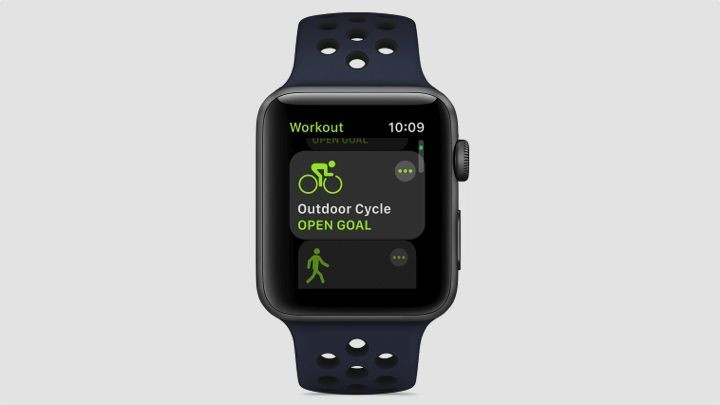 apple watch workout app cycling
