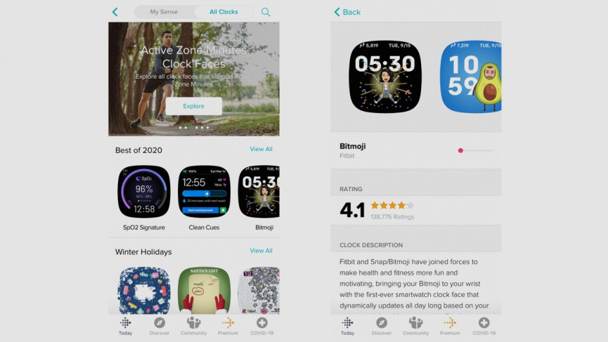 Best Fitbit Versa and Sense watch faces to download