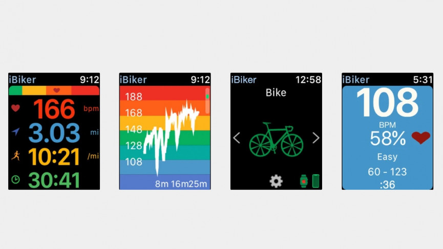 ibiker cycling app apple watch