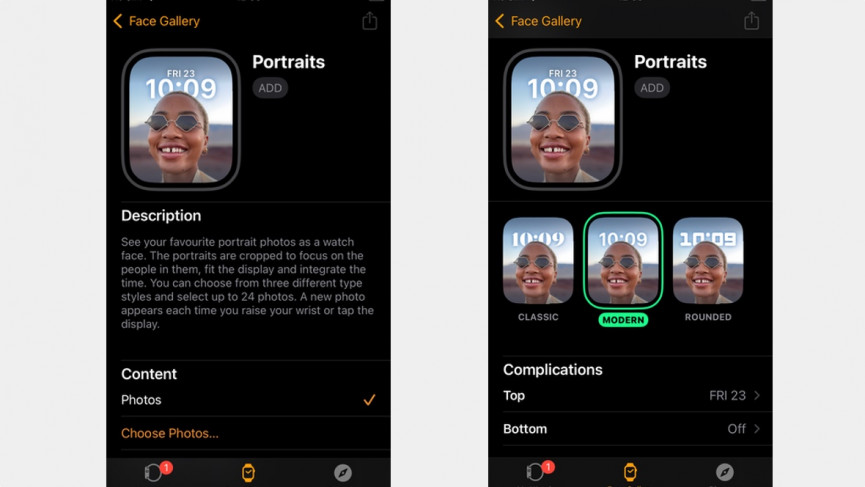 How to use your own photos as an Apple Watch face: Portraits and Photos backgrounds explained