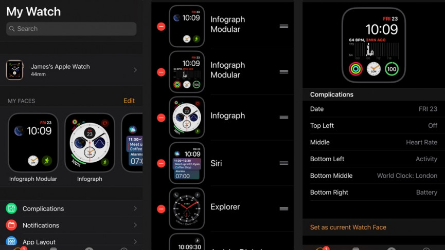 How to change your Apple Watch face and complications