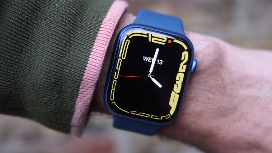 Apple Watch Series 7 on wrist